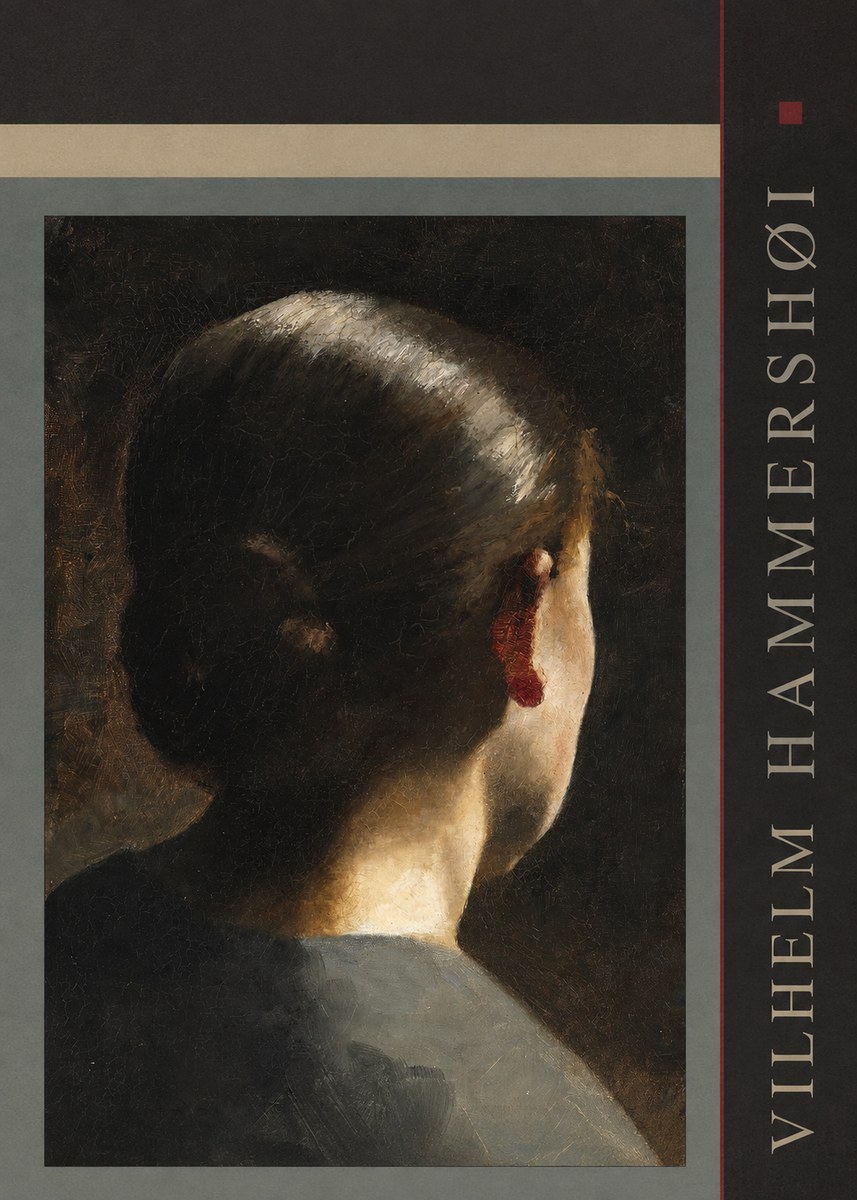 Vilhelm Hammershøi Woman from Behind No6 - Póster