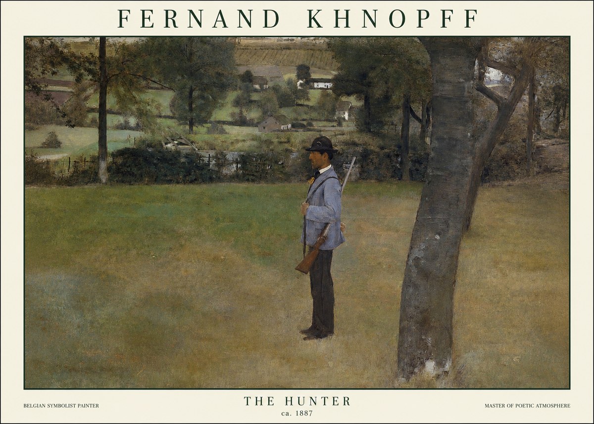 Fernand Khnopff The Hunter No1 - Póster