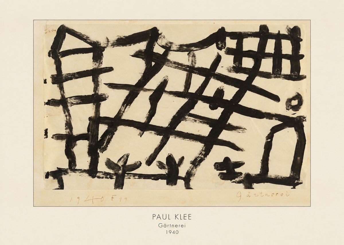 Paul Klee Gärtnerei No4 - Póster