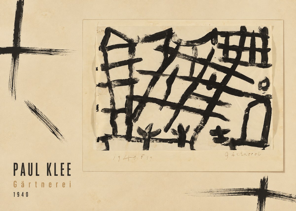 Paul Klee Gärtnerei No5 - Póster