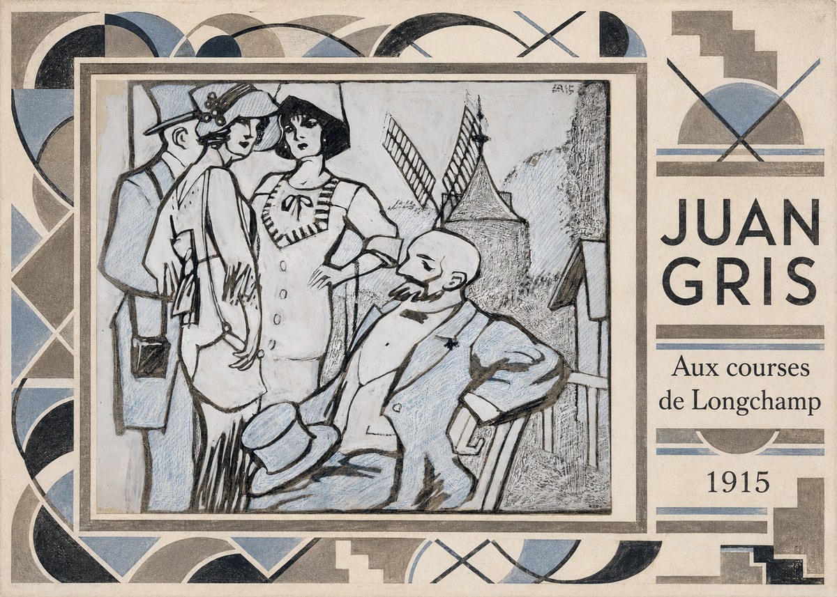 Juan Gris Aux Courses De Longchamp No5 - Póster