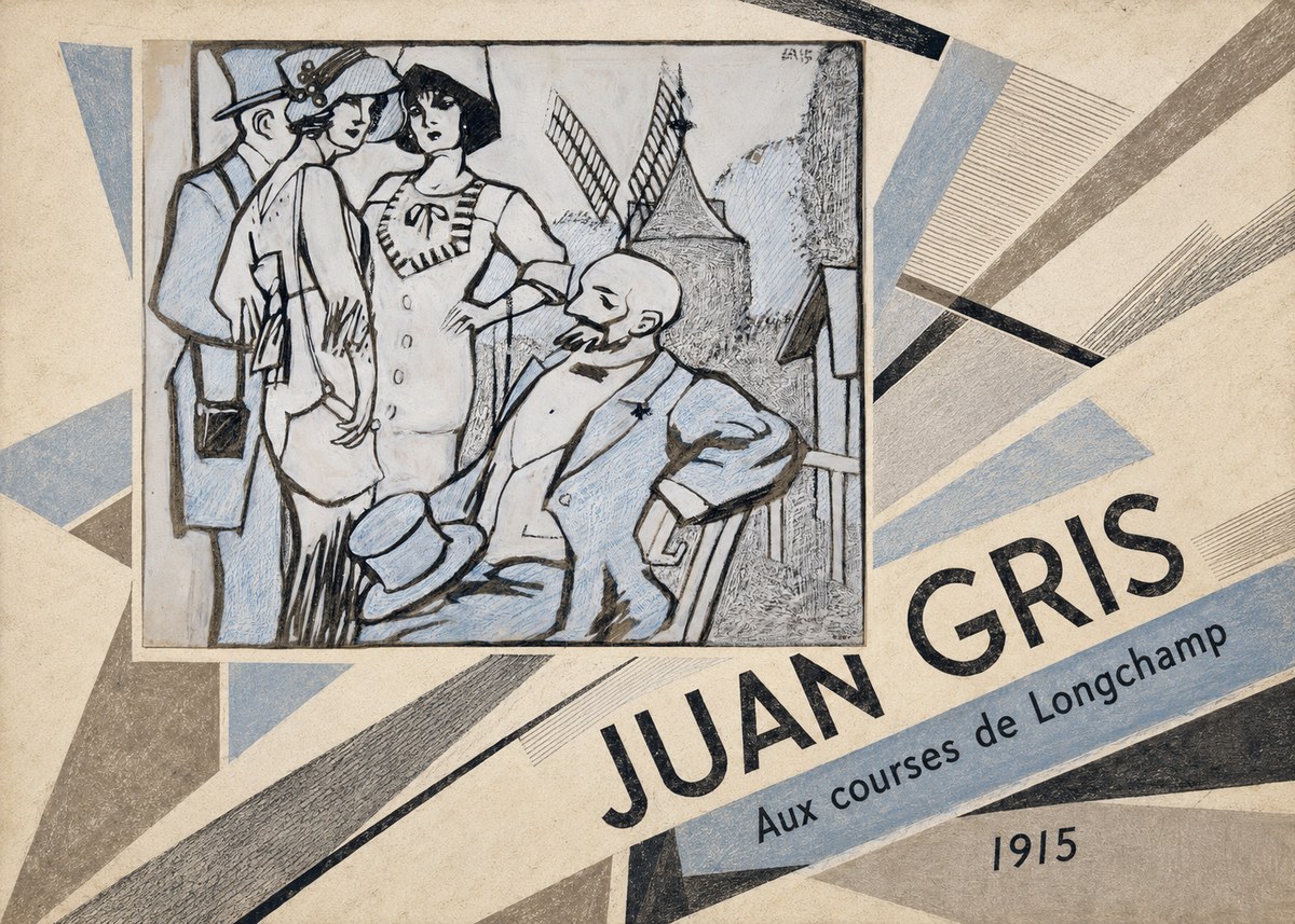 Juan Gris Aux Courses De Longchamp No6 - Póster