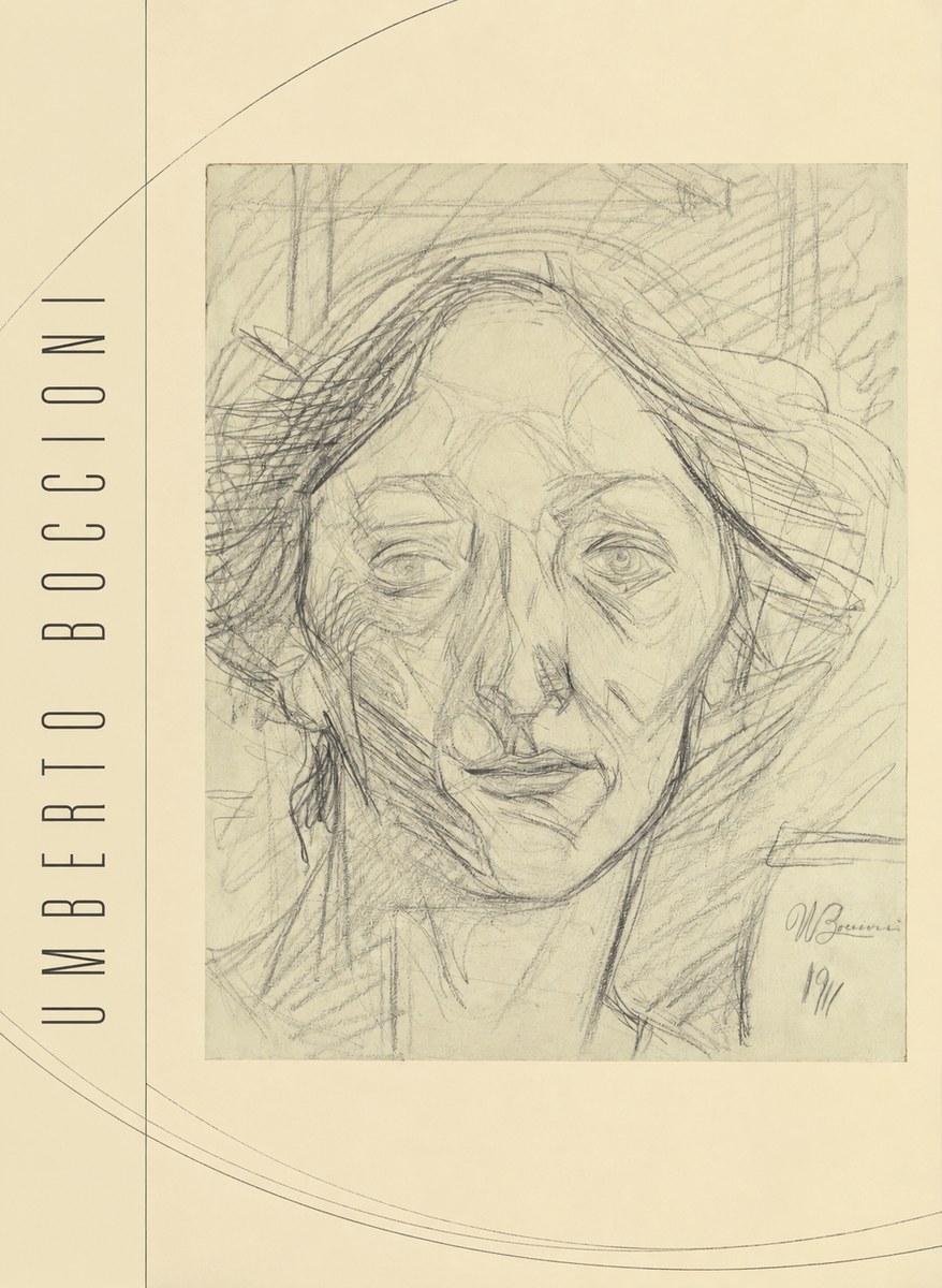 Umberto Boccioni Head of a Woman No2 - Póster