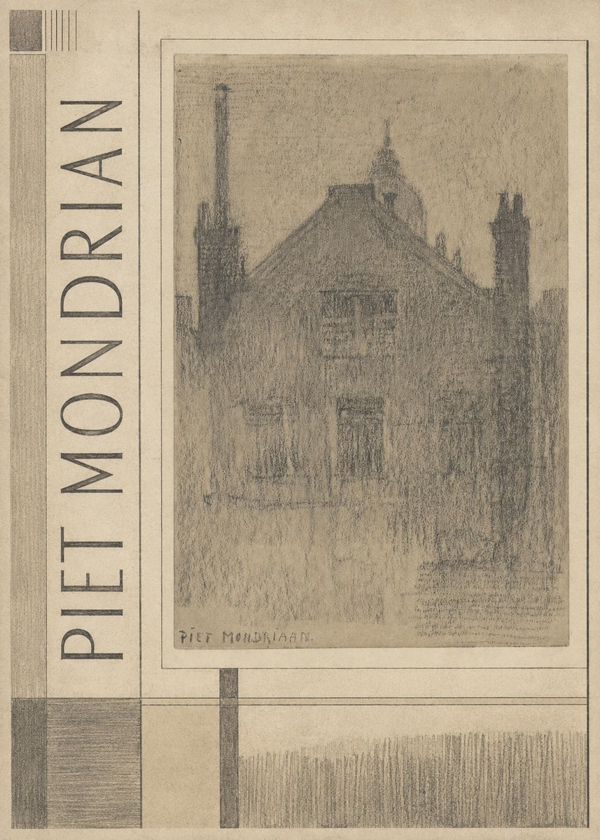 Piet Mondrian House Study No2 - Póster