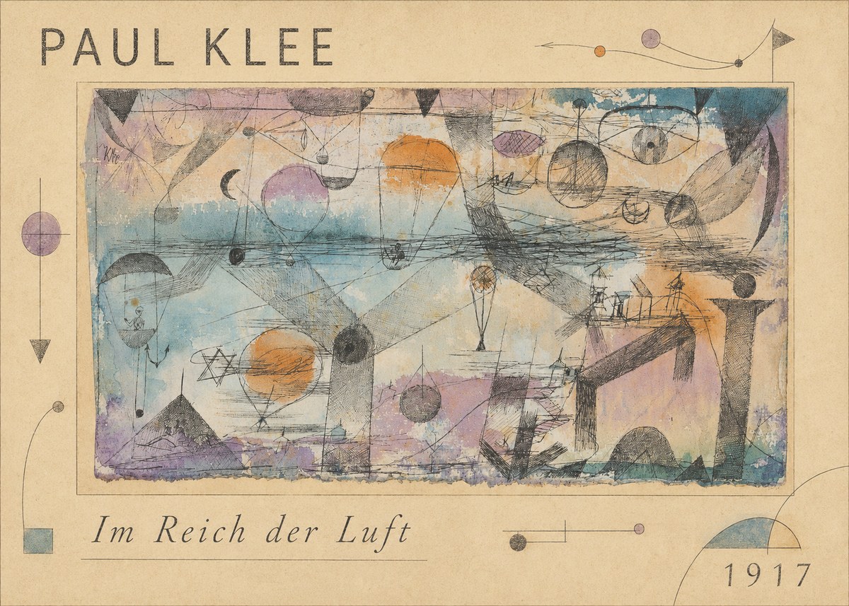 Paul Klee Im Reich Der Luft No1 - Póster