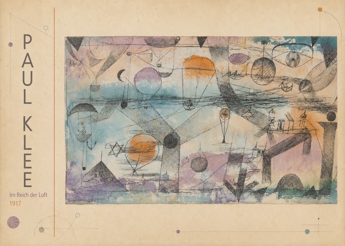 Paul Klee Im Reich Der Luft No2 - Póster