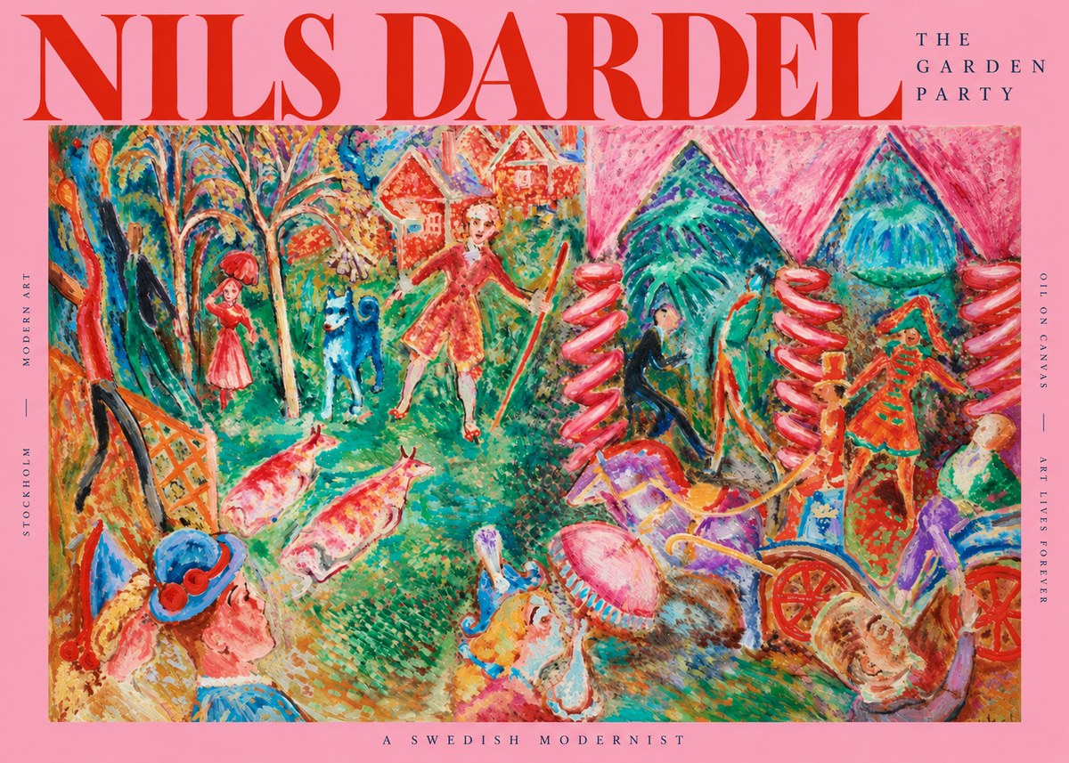 Nils Dardel The Garden Party No2 - Póster