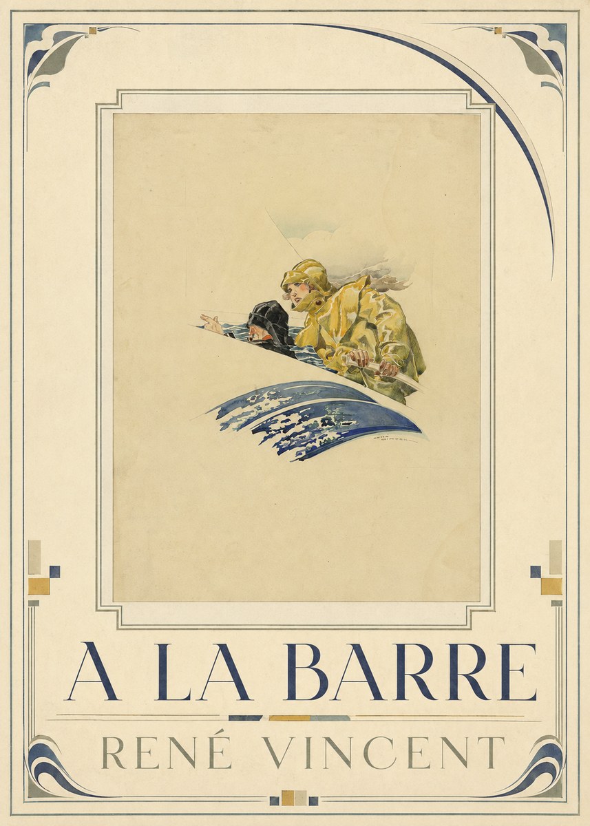 René Vincent A La Barre No3 - Póster