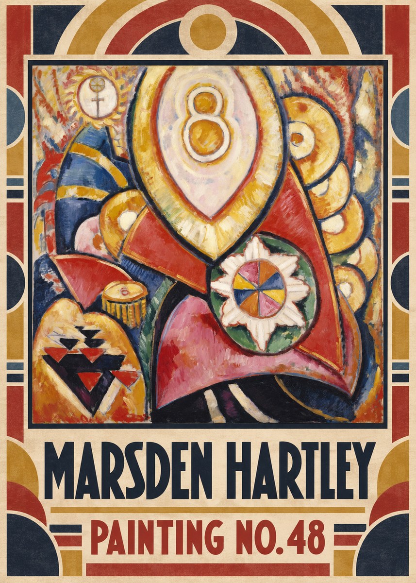 Marsden Hartley Painting No. 48 No1 - Póster