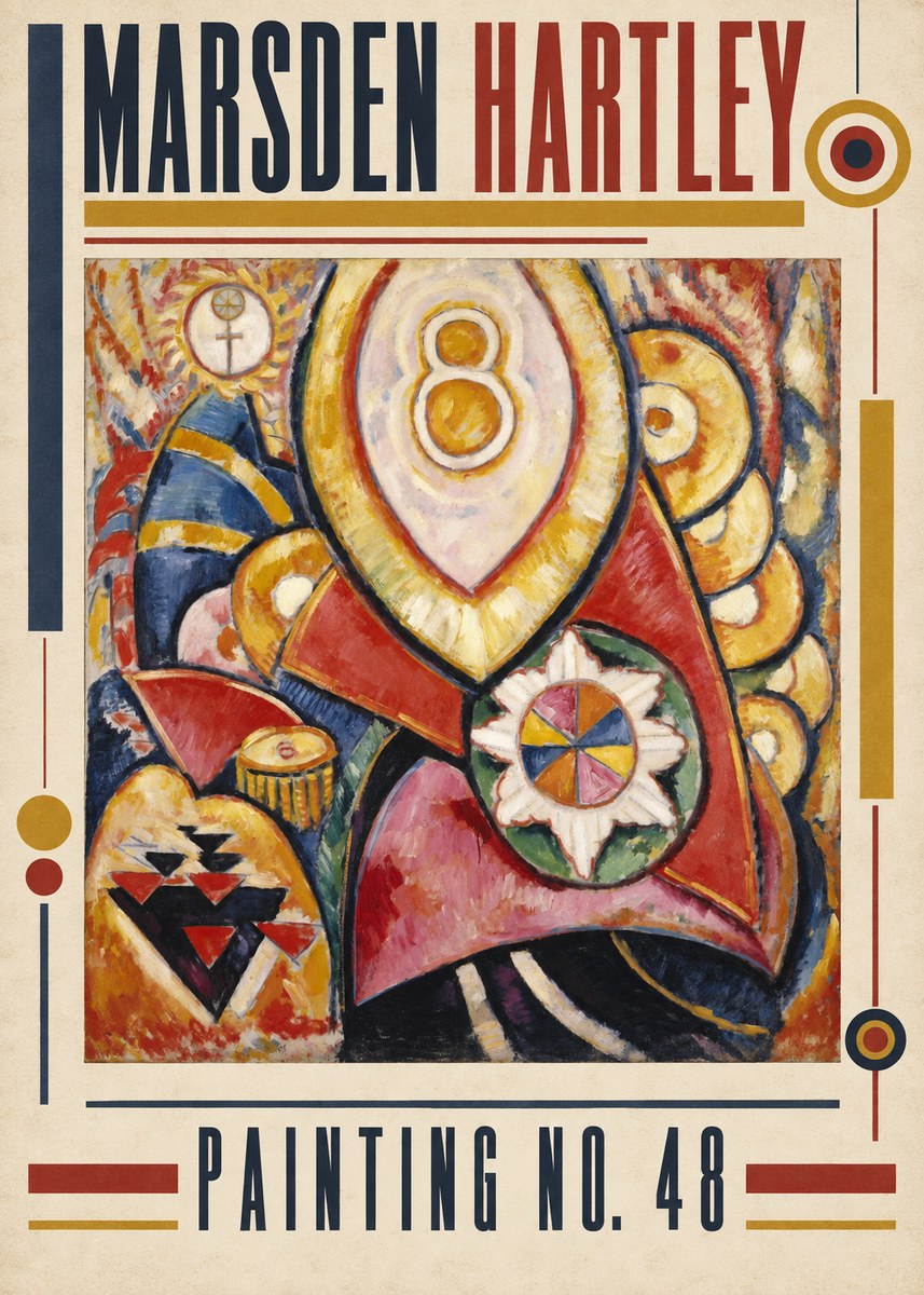Marsden Hartley Painting No. 48 No3 - Póster