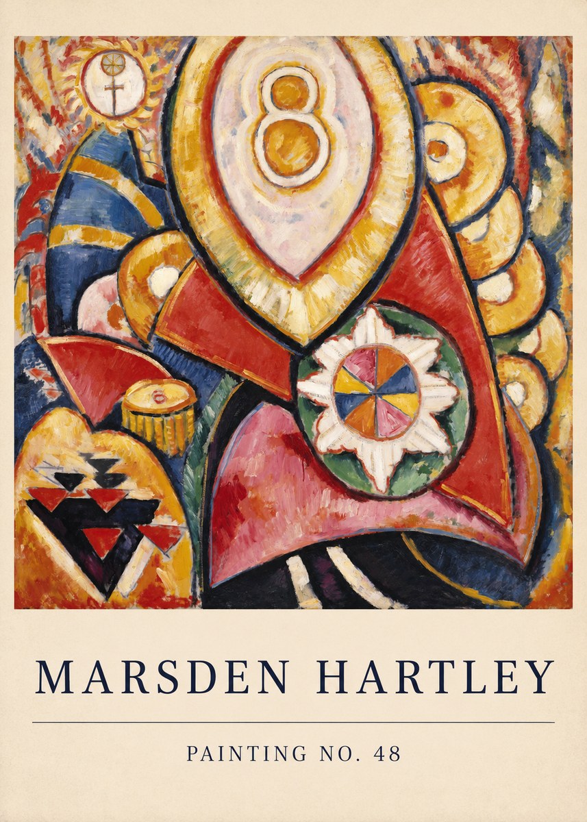 Marsden Hartley Painting No. 48 No6 - Póster