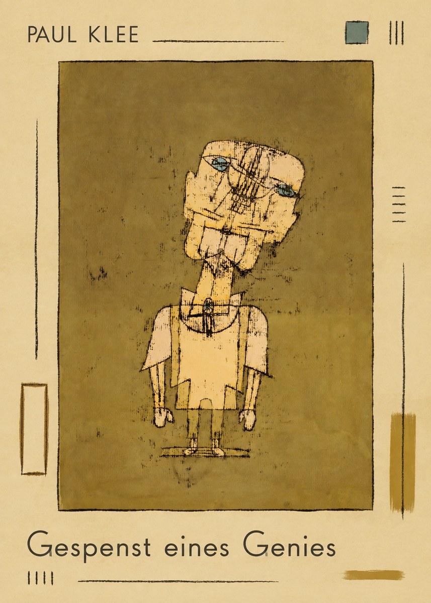Paul Klee Gespenst Eines Genies No3 - Póster