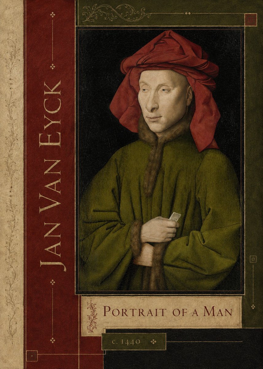 Jan van Eyck Portrait of a Man I No2 - Póster