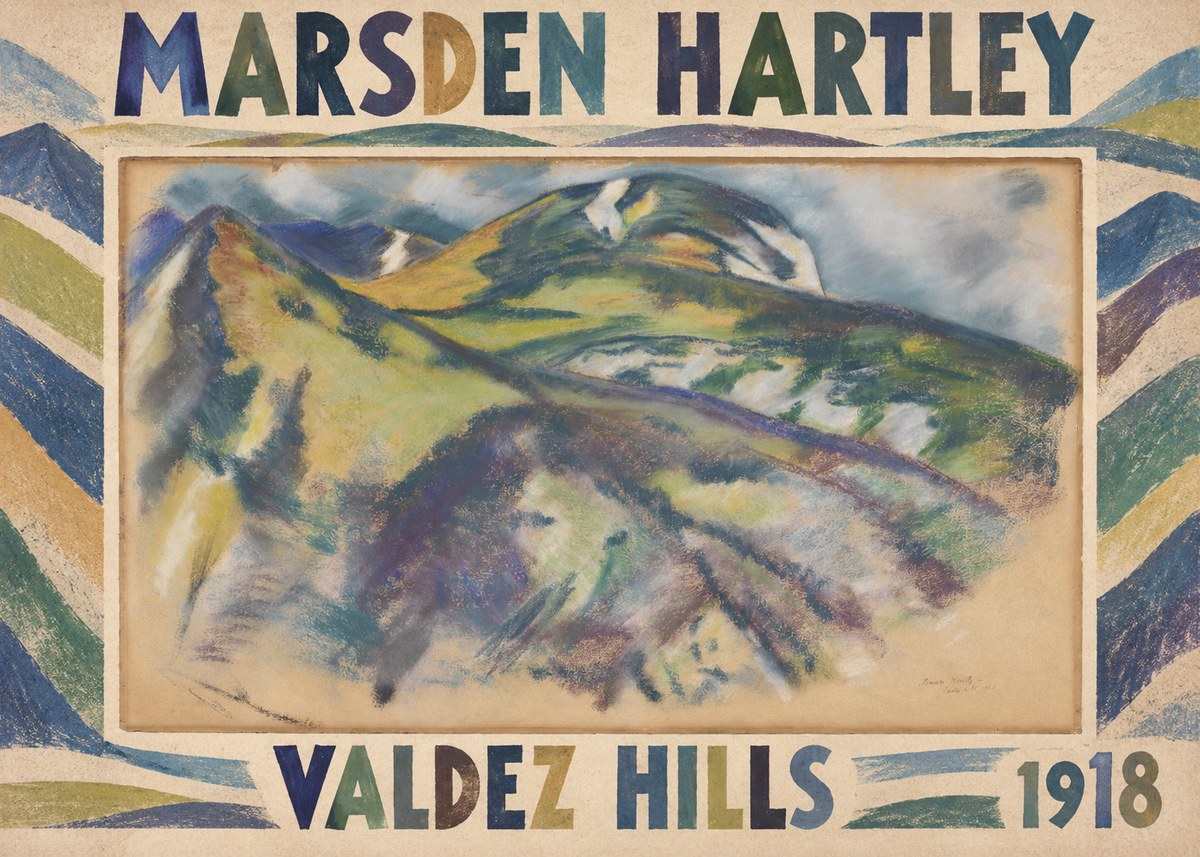 Marsden Hartley Valdez Hills No2 - Póster