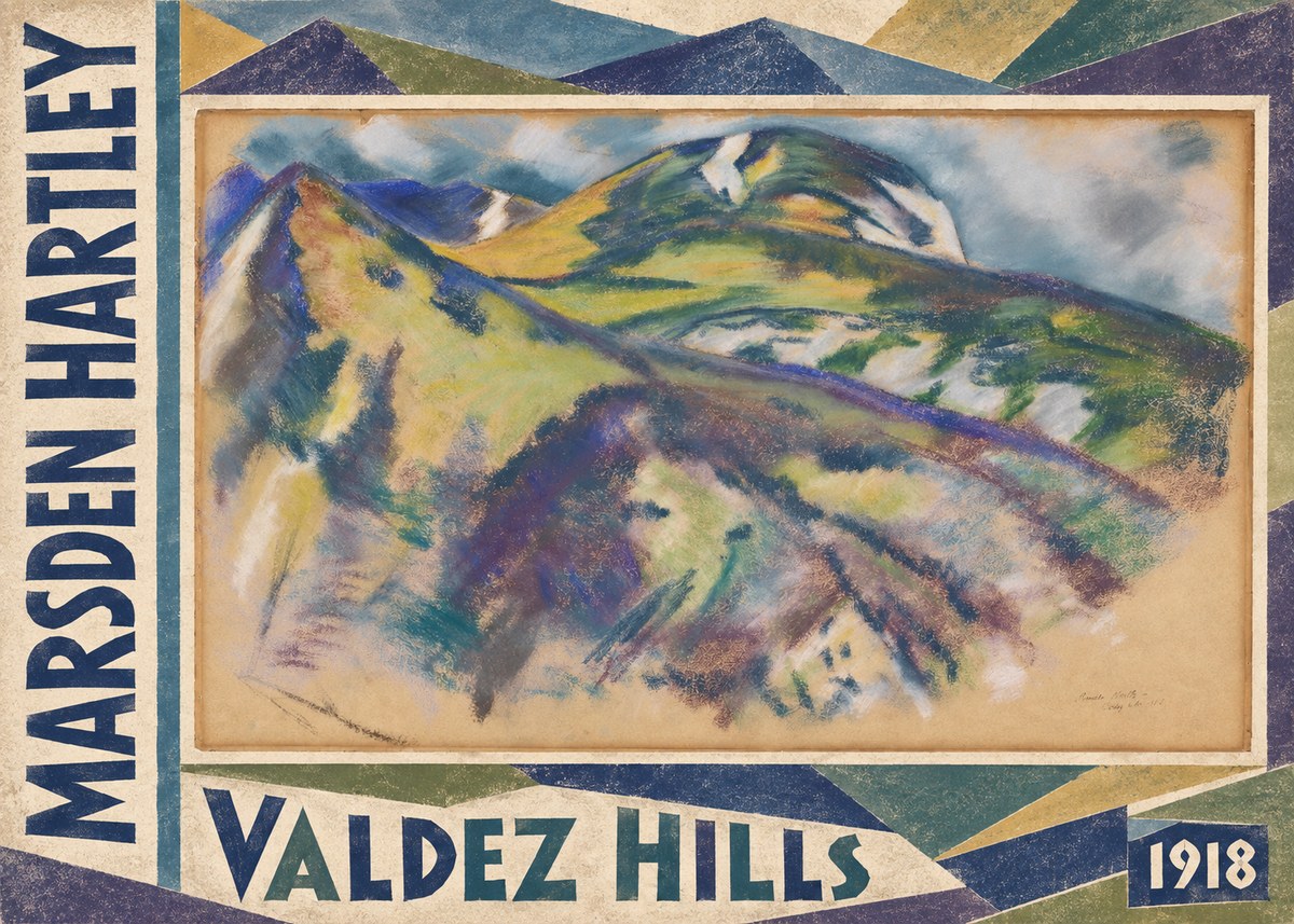 Marsden Hartley Valdez Hills No6 - Póster
