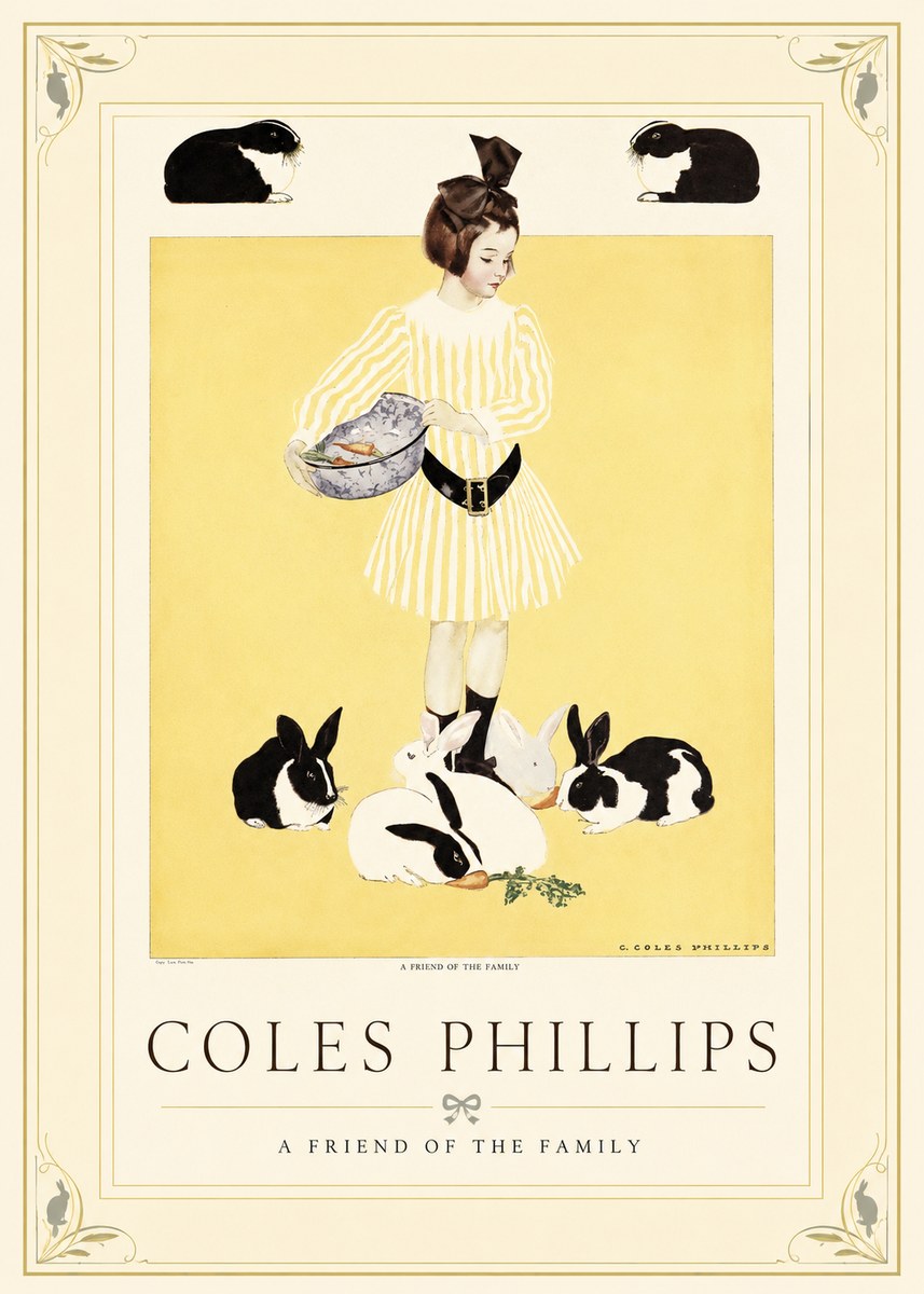 Coles Phillips A Friend of the Family No1 - Póster