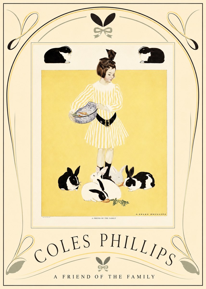 Coles Phillips A Friend of the Family No3 - Póster