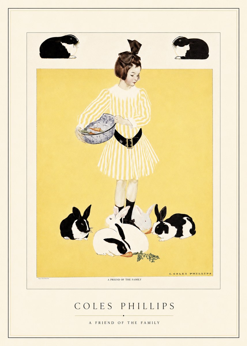 Coles Phillips A Friend of the Family No4 - Póster
