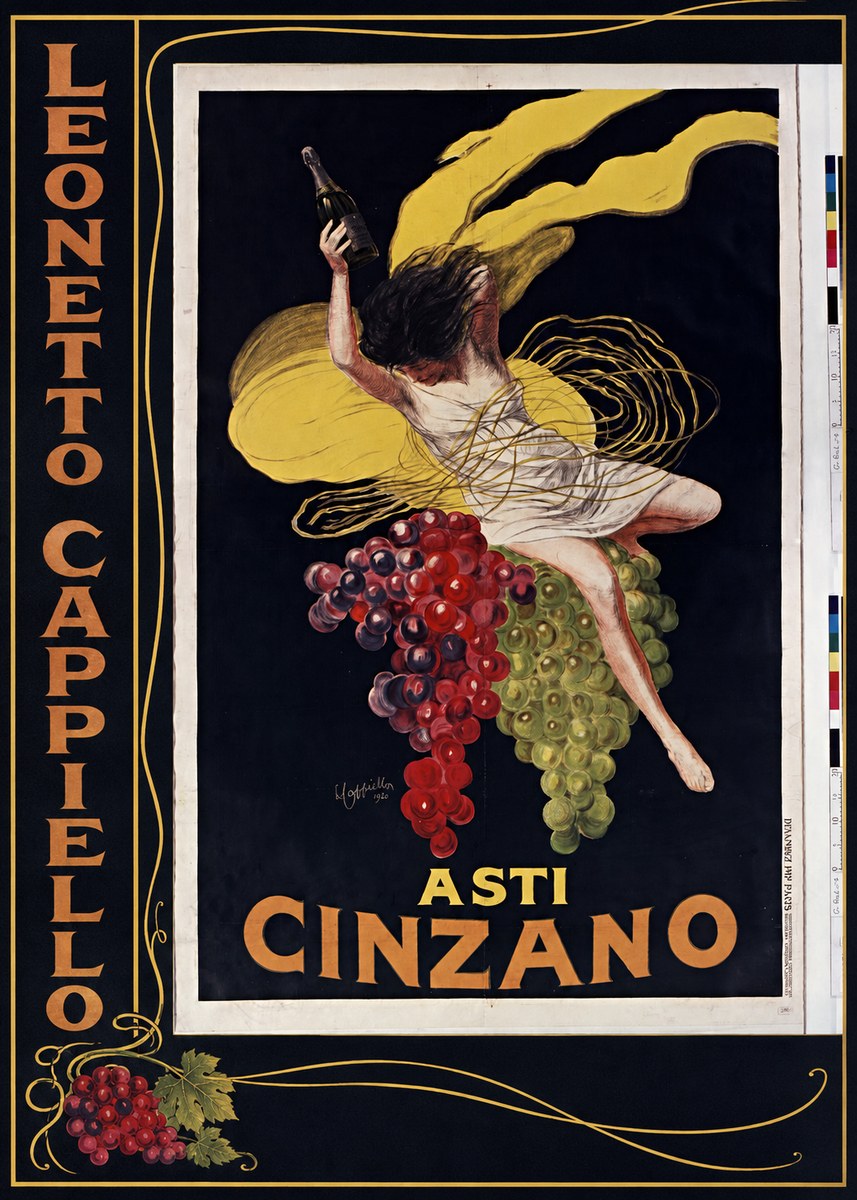 Leonetto Cappiello Asti Cinzano I No2 - Póster