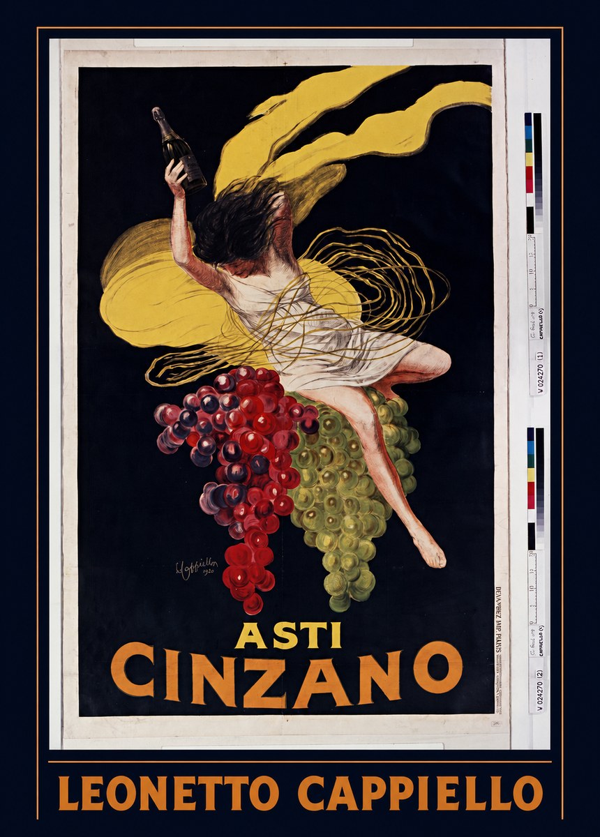 Leonetto Cappiello Asti Cinzano I No6 - Póster
