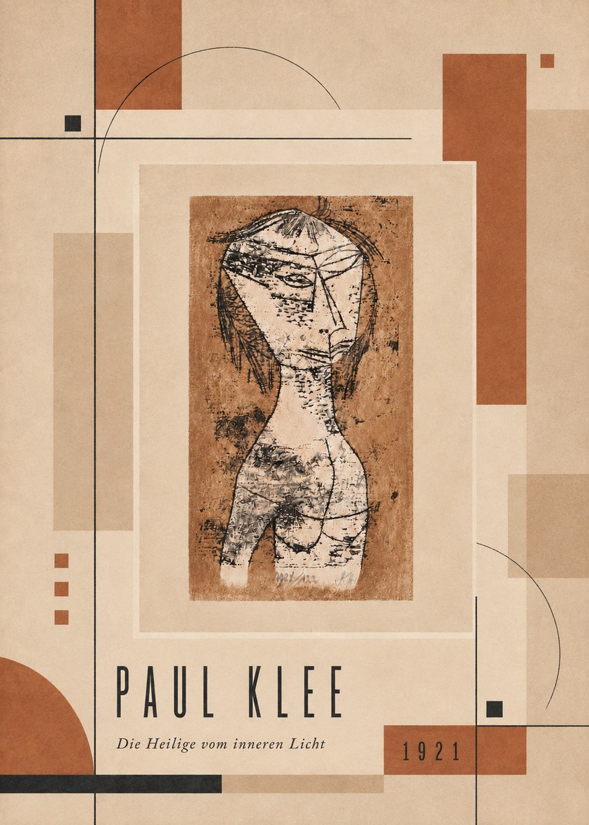 Paul Klee Die Heilige Vom Inneren Licht I No4 - Póster
