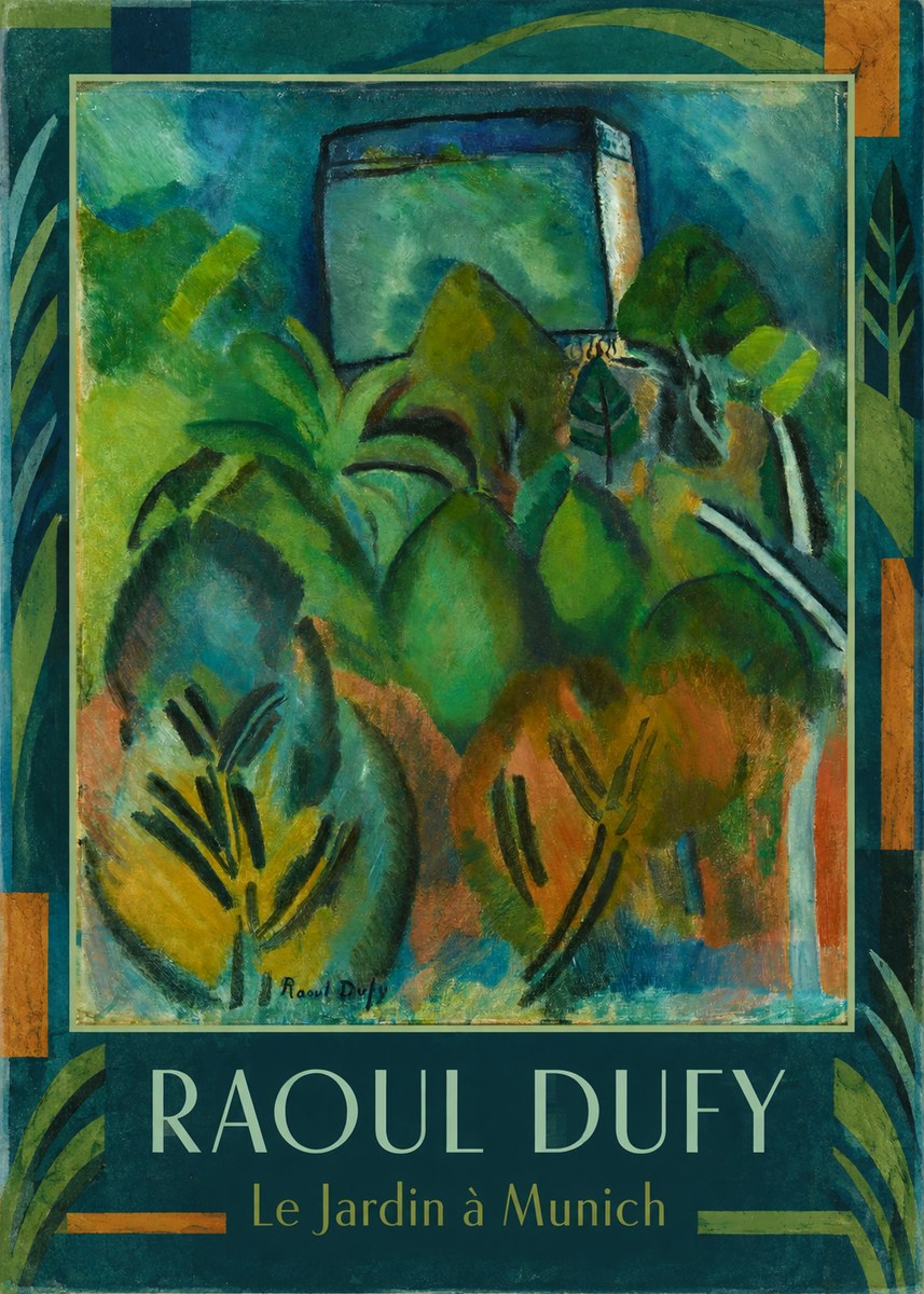 Raoul Dufy Le Jardin À Munich No1 - Póster