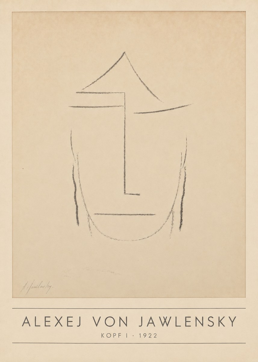 Alexej von Jawlensky Kopf I No1 - Póster