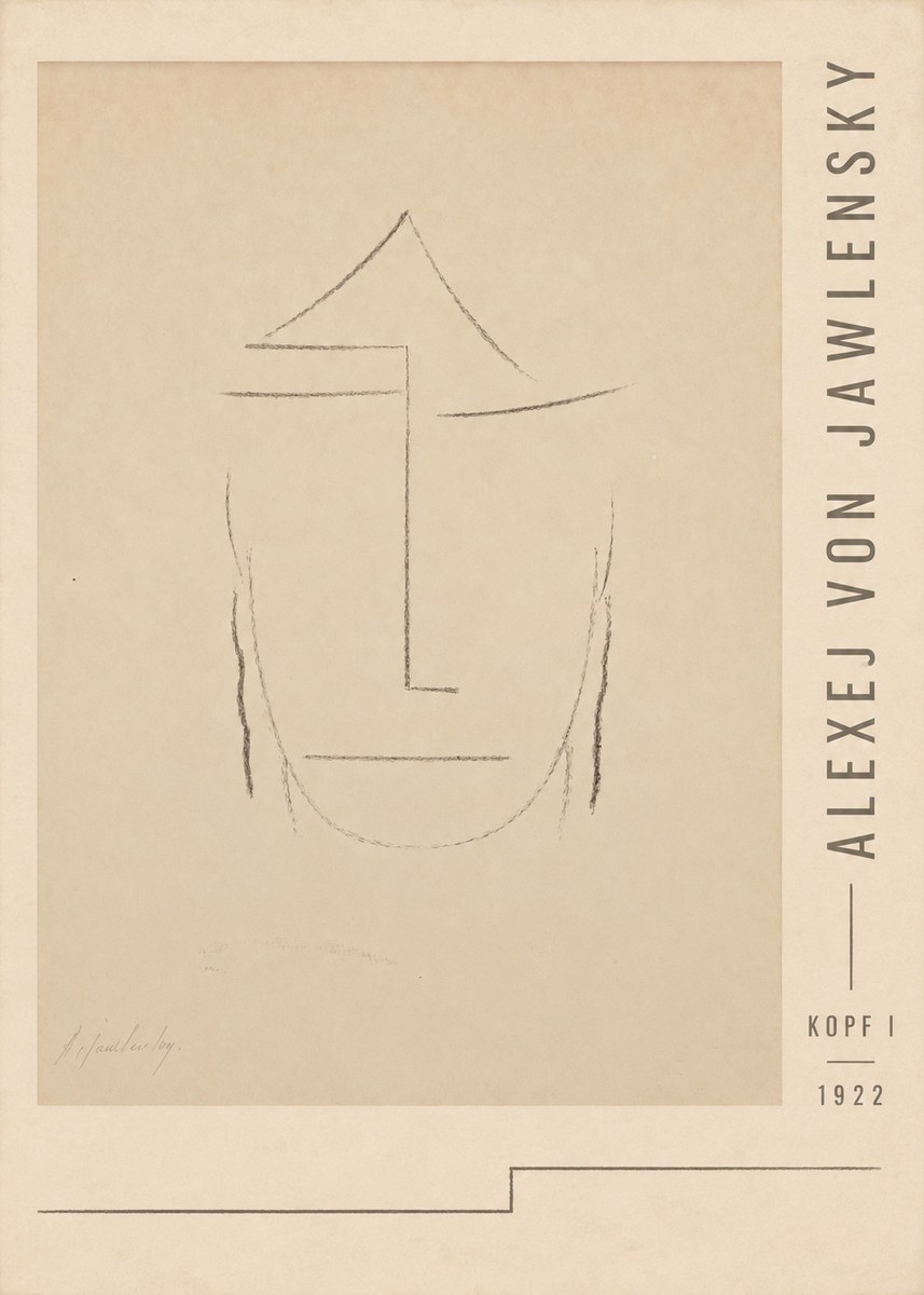 Alexej von Jawlensky Kopf I No3 - Póster