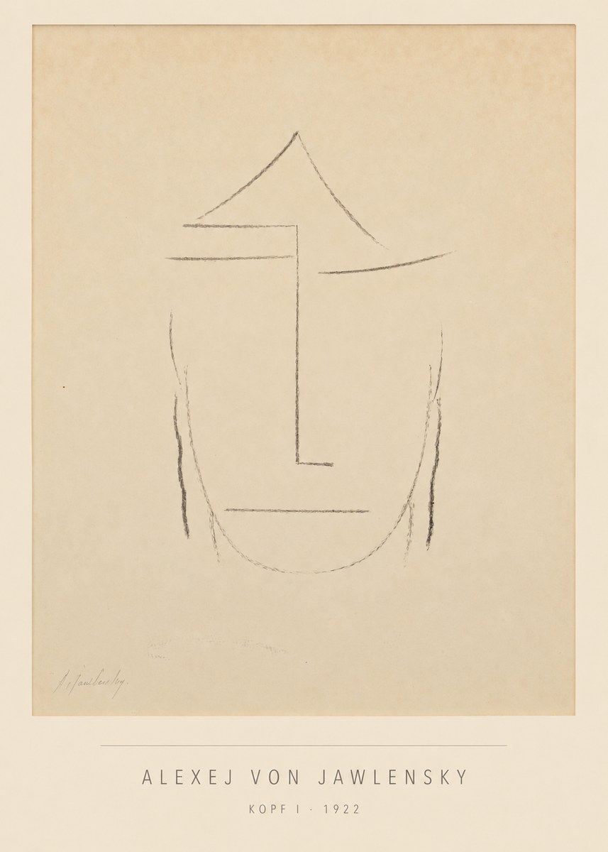 Alexej von Jawlensky Kopf I No5 - Póster