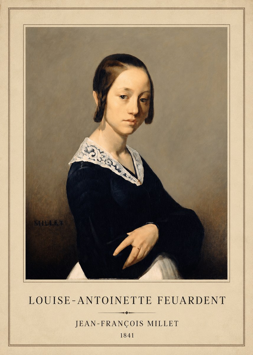 Jean-François Millet Louise-antoinette Feuardent No1 - Póster