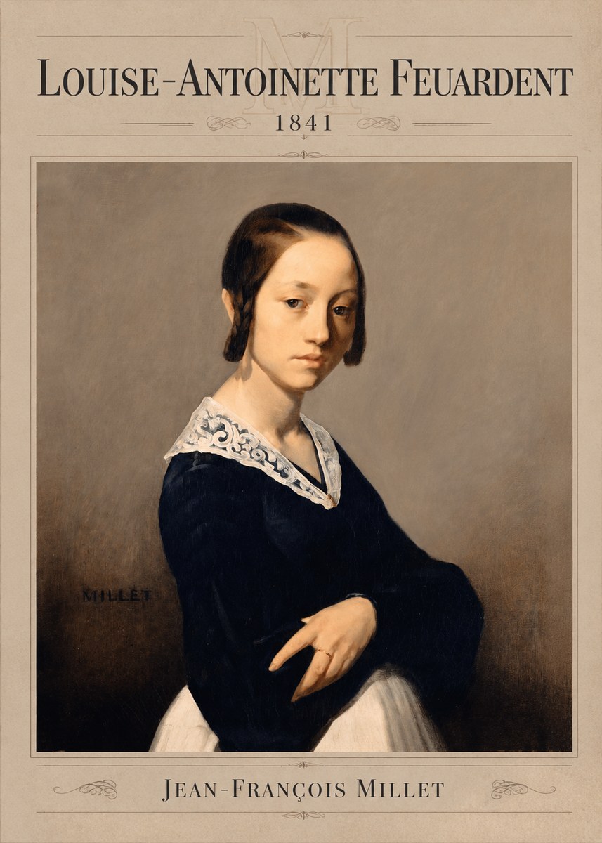 Jean-François Millet Louise-antoinette Feuardent No3 - Póster