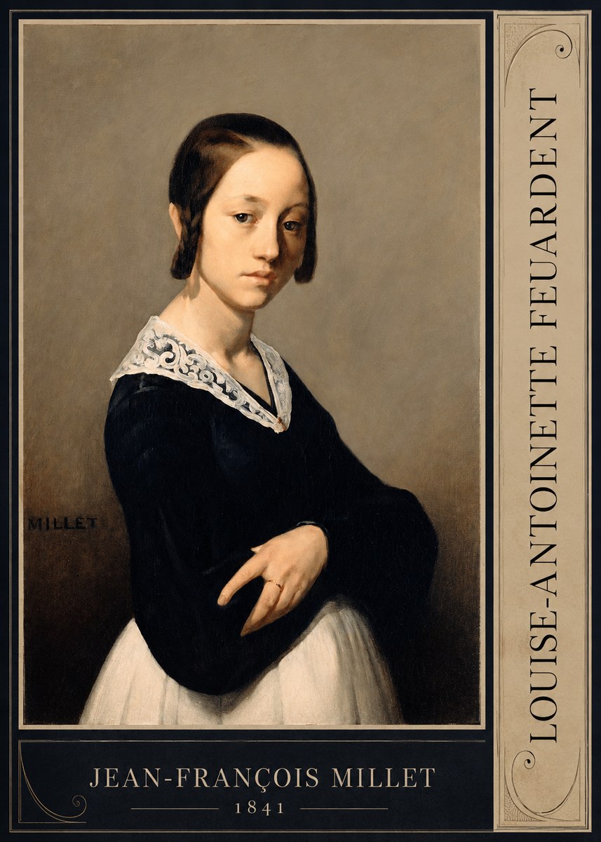 Jean-François Millet Louise-antoinette Feuardent No6 - Póster