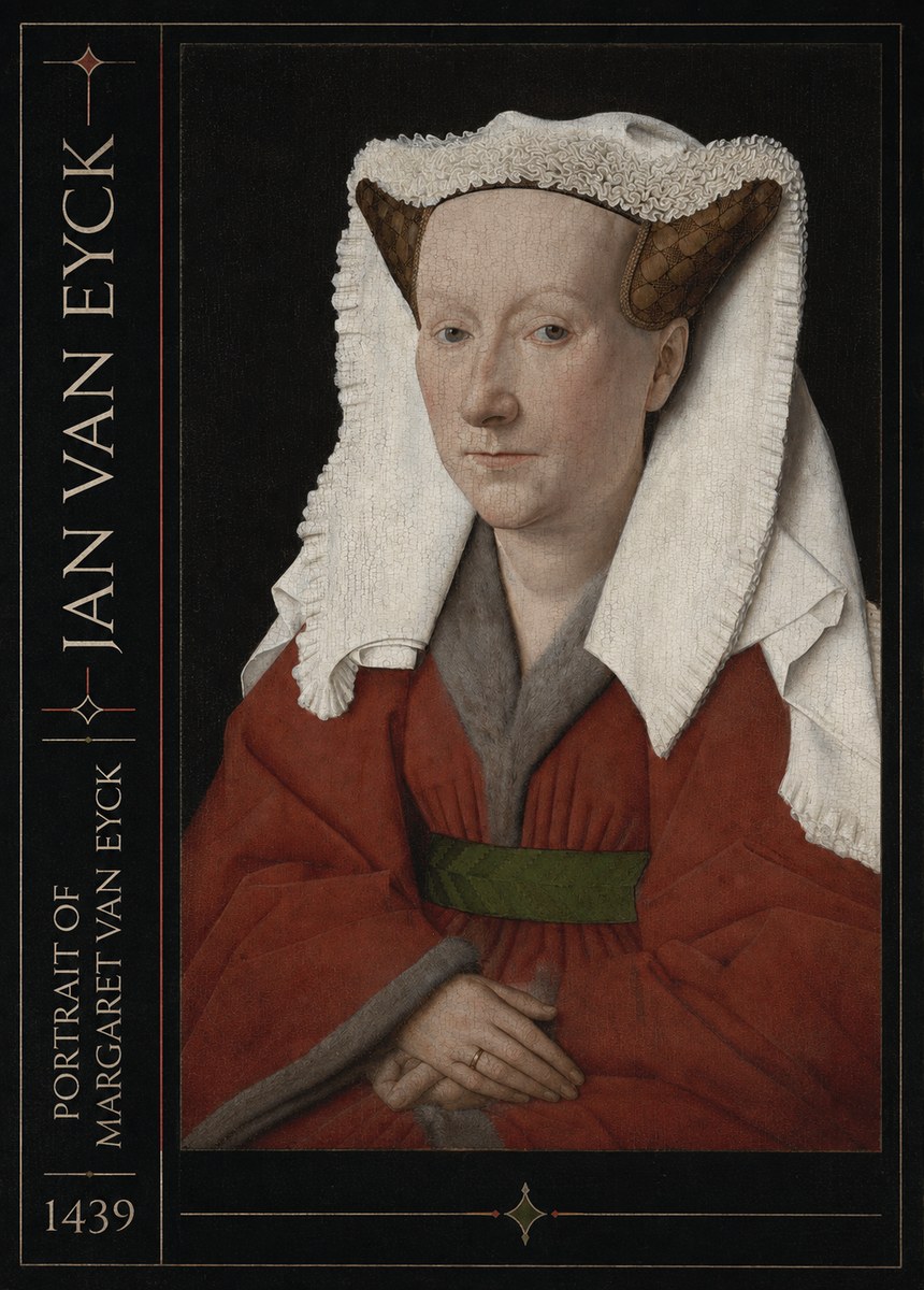 Jan van Eyck Portrait of Margaret Van Eyck I No2 - Póster