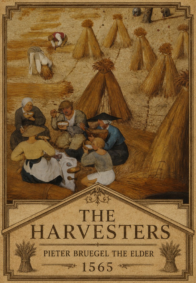 Pieter Bruegel The Harvesters I No6 - Póster
