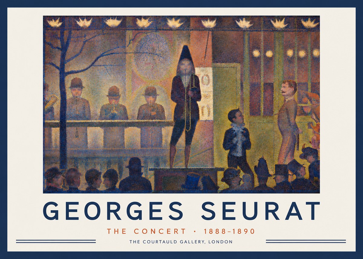 Seurat The Concert No2 - Póster
