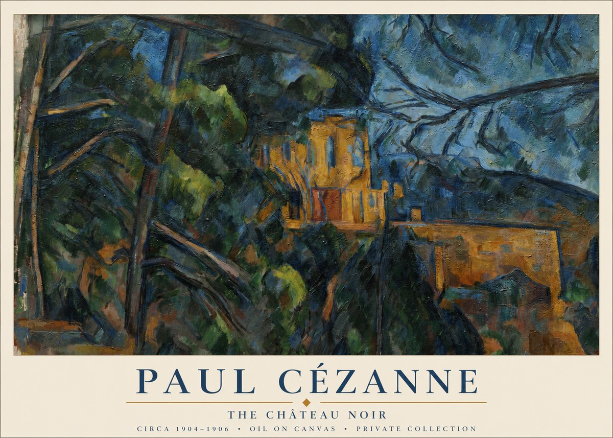 Paul Cézanne The Château Noir No1 - Póster