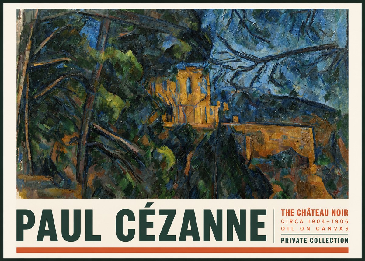 Paul Cézanne The Château Noir No2 - Póster