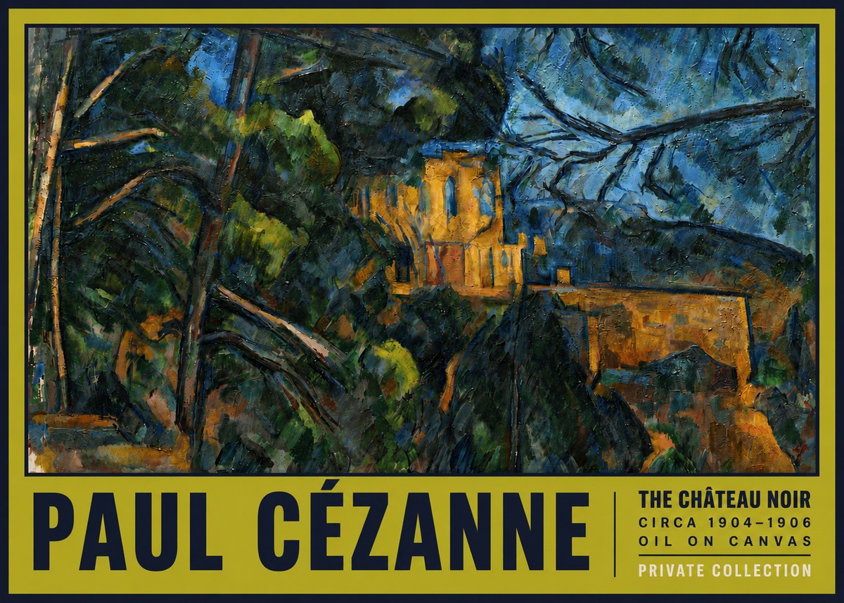 Paul Cézanne The Château Noir No5 - Póster