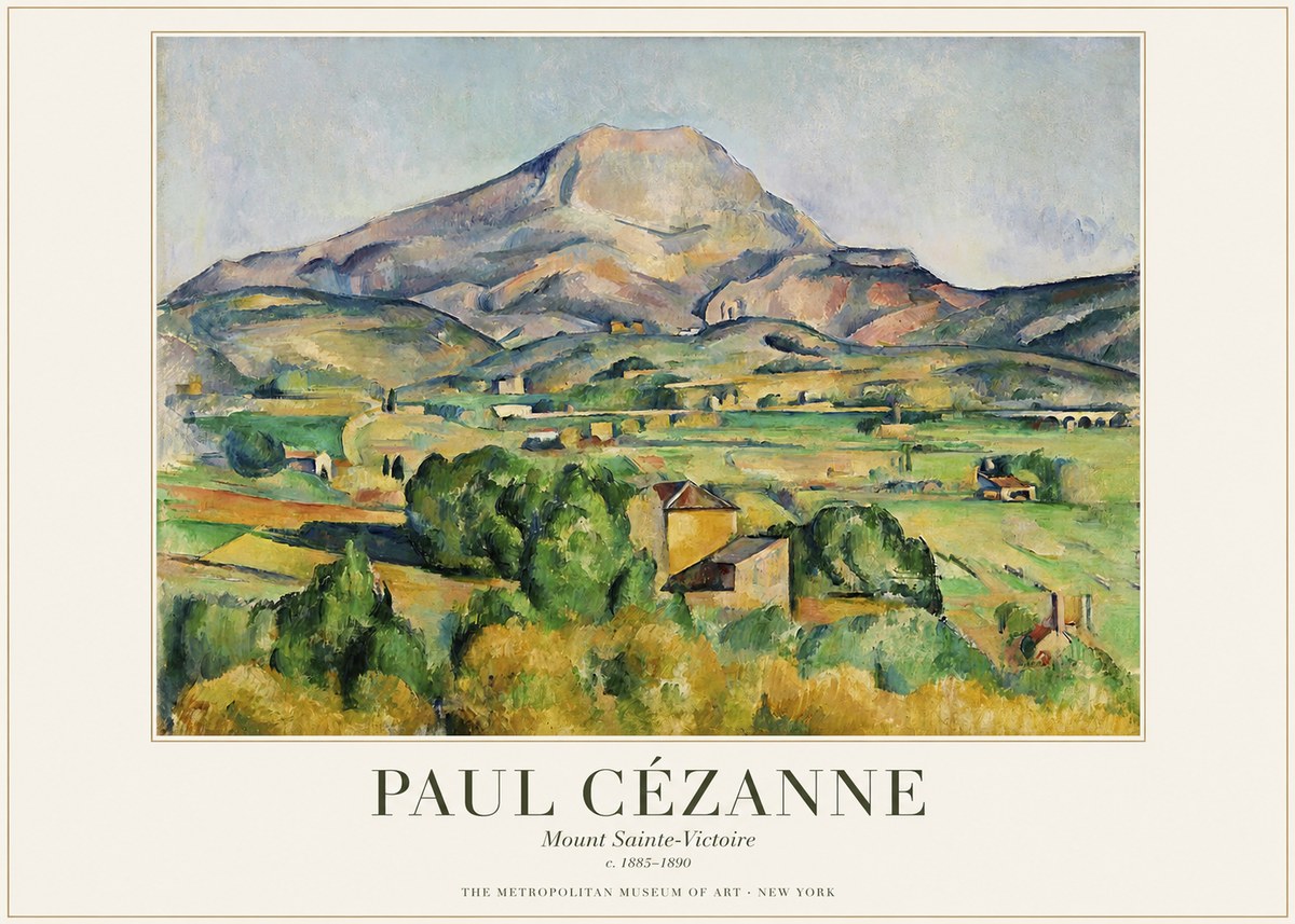 Paul Cézanne Mount Sainte-victoire No1 - Póster