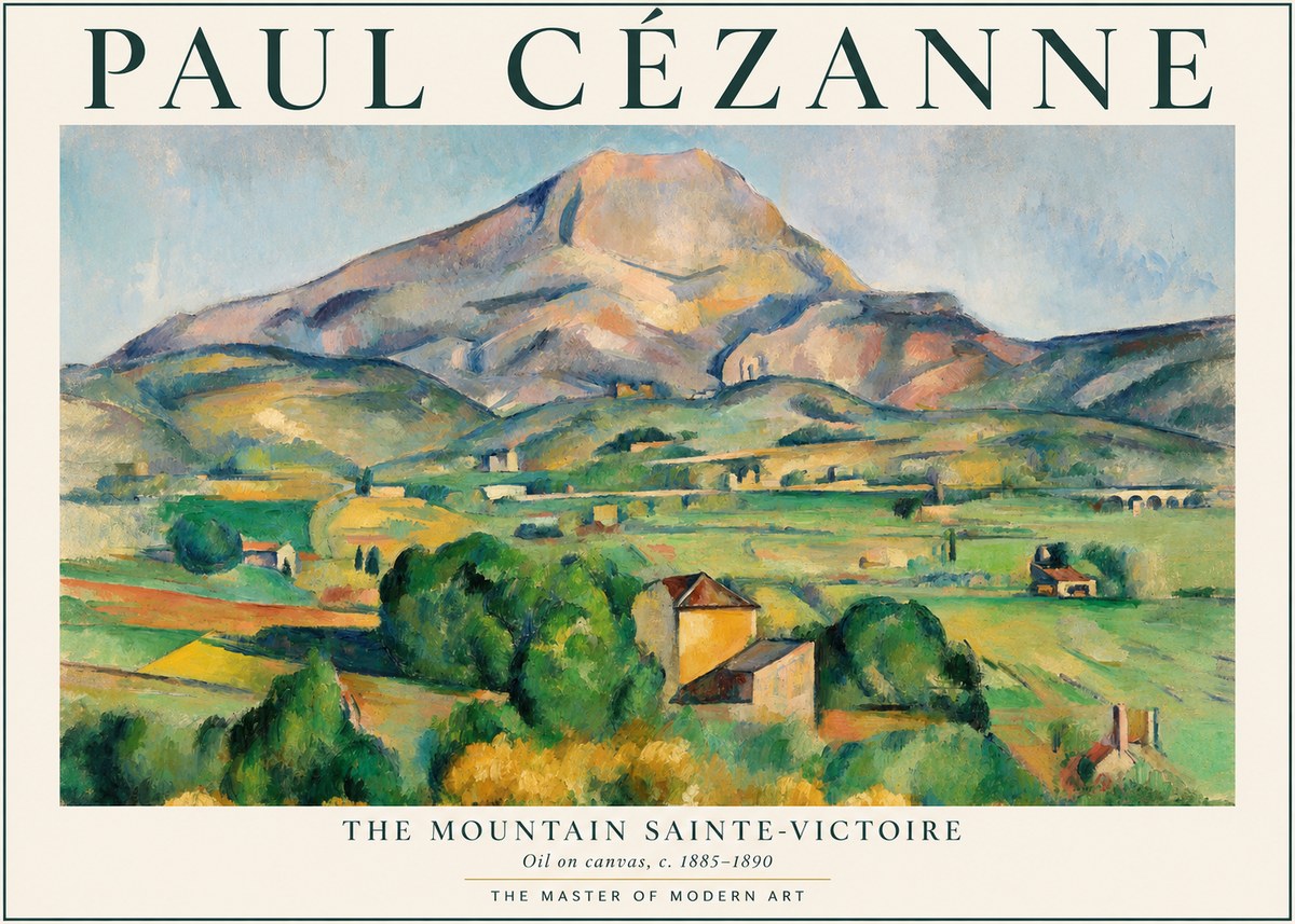 Paul Cézanne Mount Sainte-victoire No2 - Póster