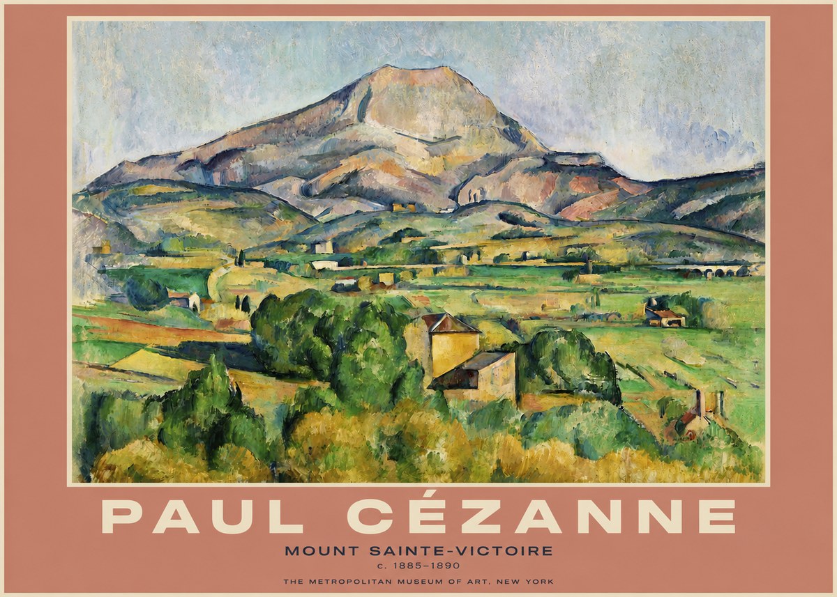 Paul Cézanne Mount Sainte-victoire No4 - Póster