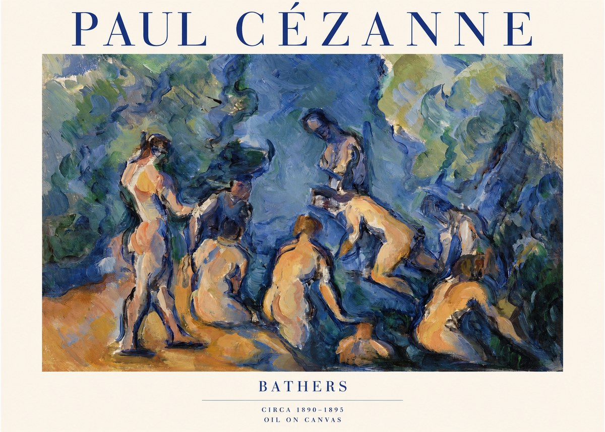 Paul Cézanne Bathers I No1 - Póster