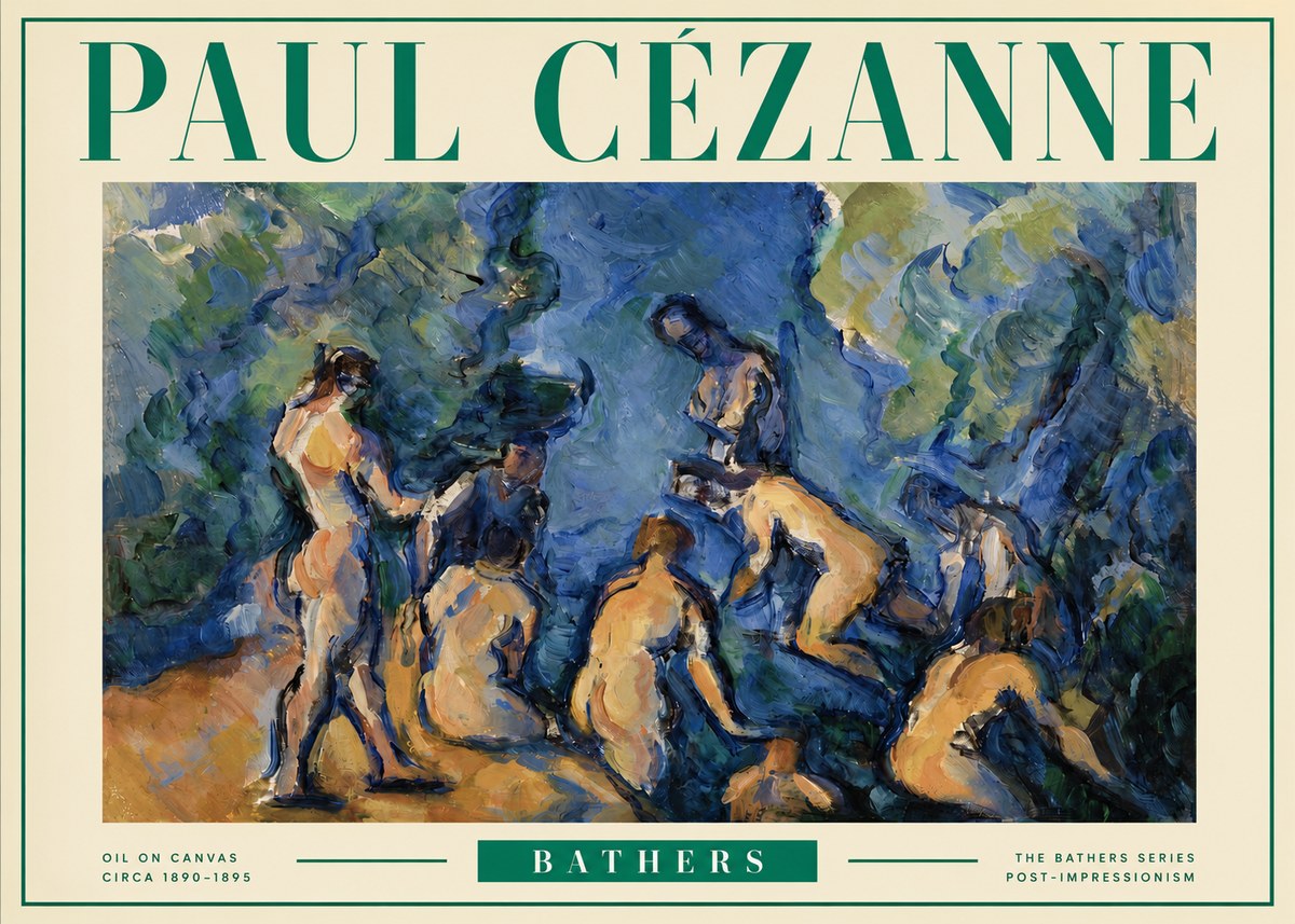 Paul Cézanne Bathers I No3 - Póster