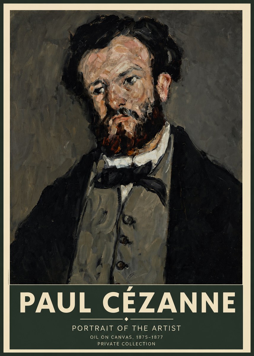 Paul Cézanne Portrait of the Artist I No2 - Póster