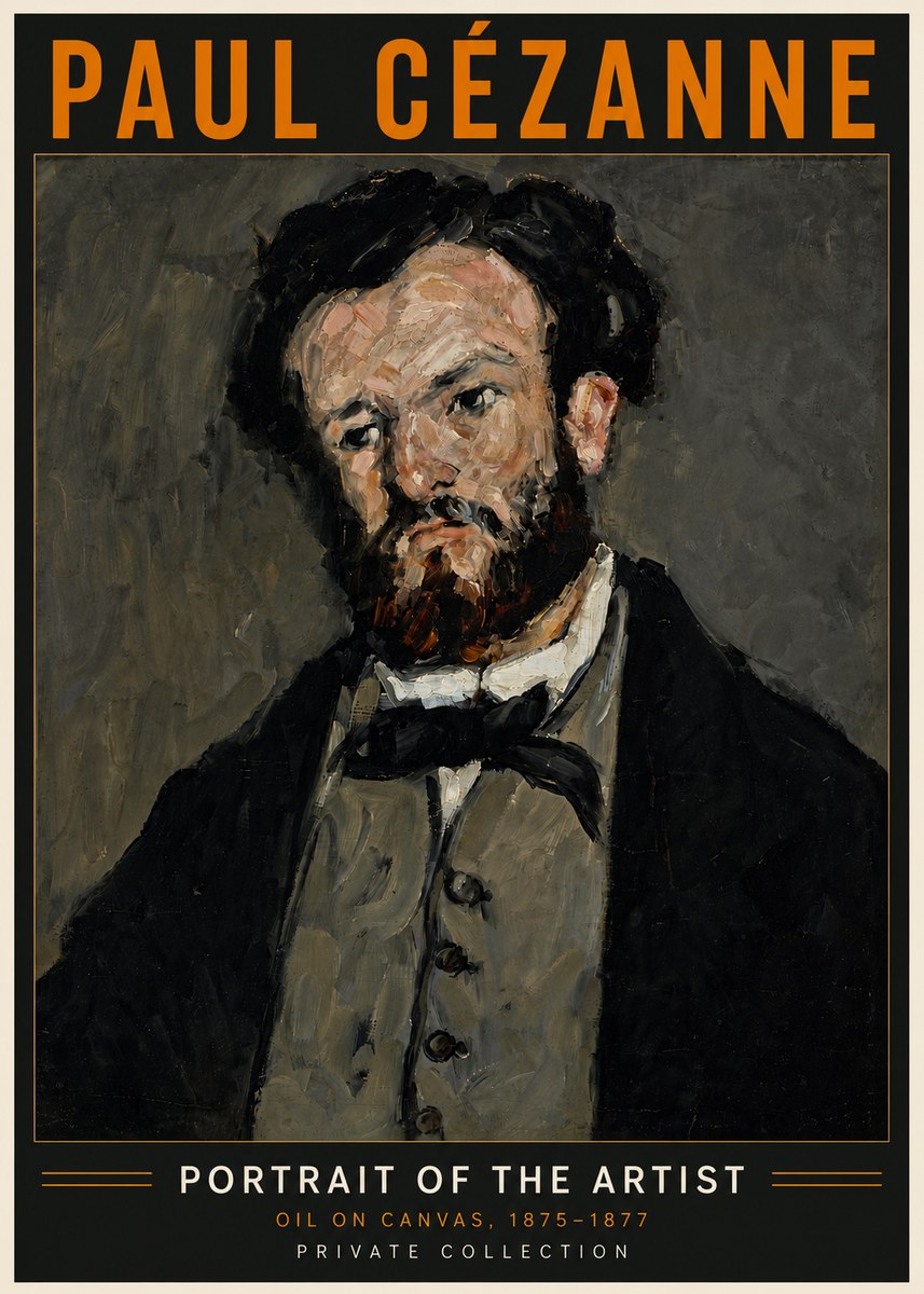 Paul Cézanne Portrait of the Artist I No6 - Póster