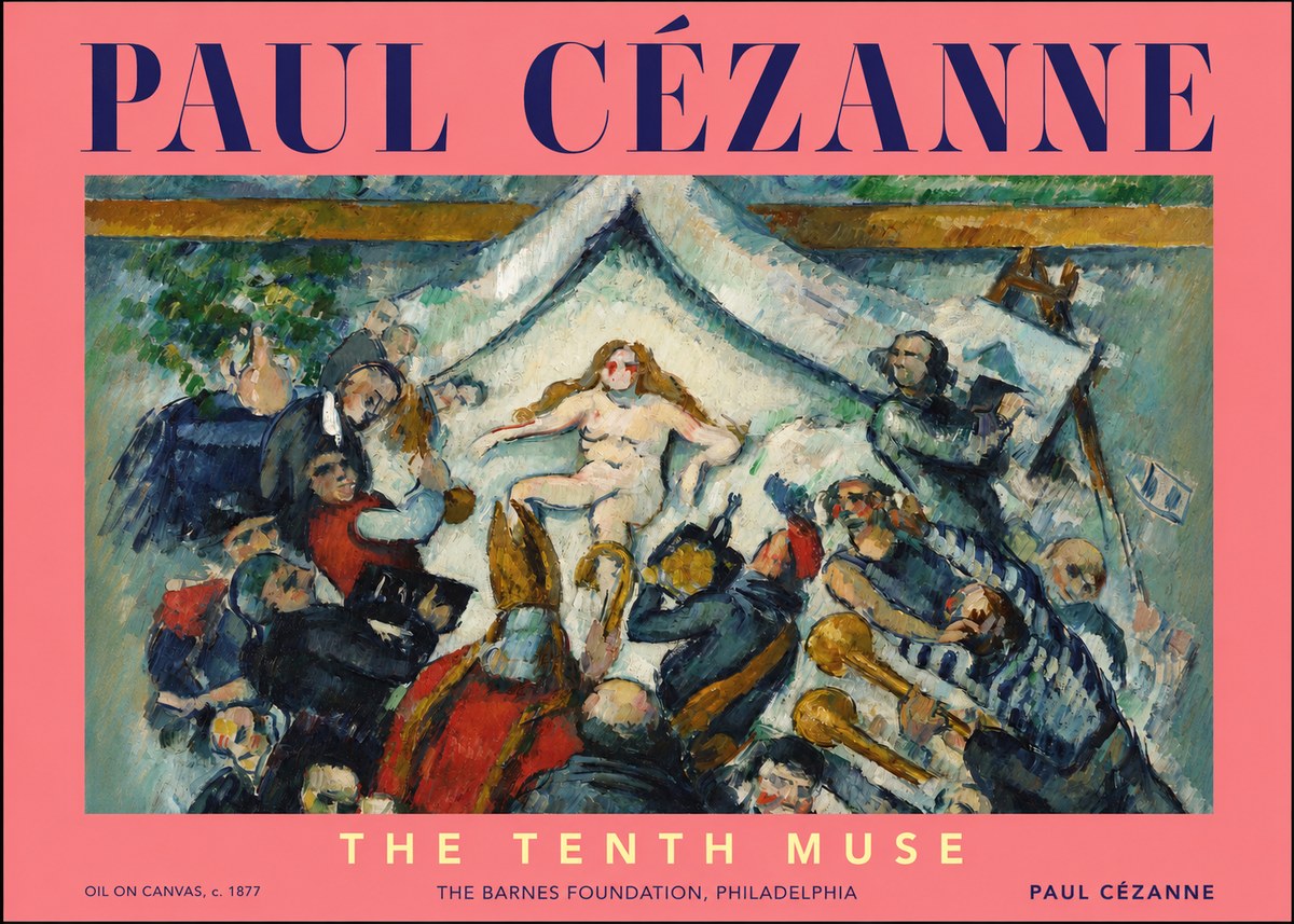 Paul Cézanne The Tenth Muse No2 - Póster