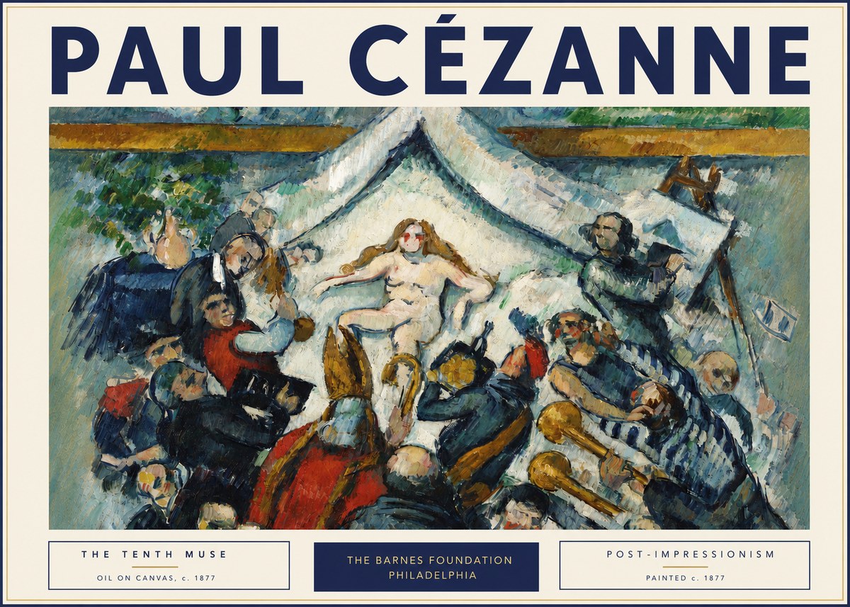 Paul Cézanne The Tenth Muse No3 - Póster
