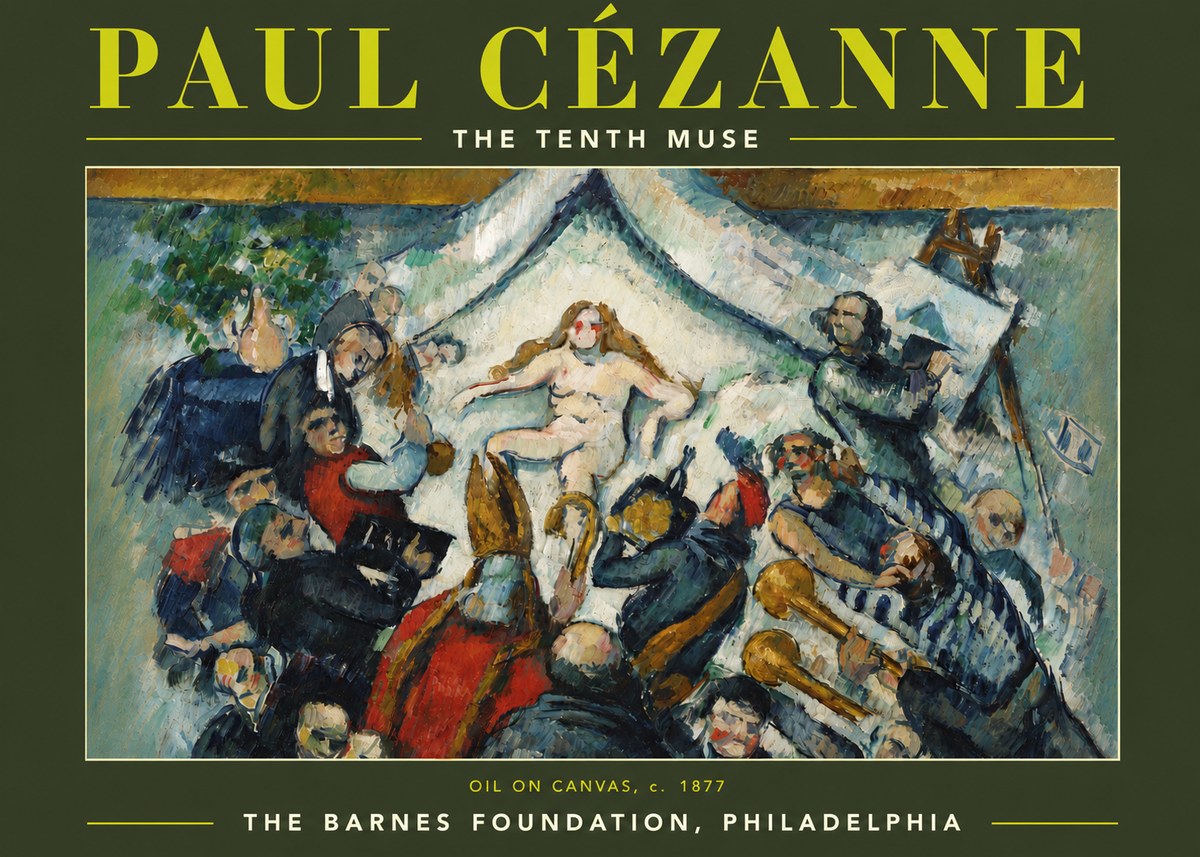 Paul Cézanne The Tenth Muse No4 - Póster