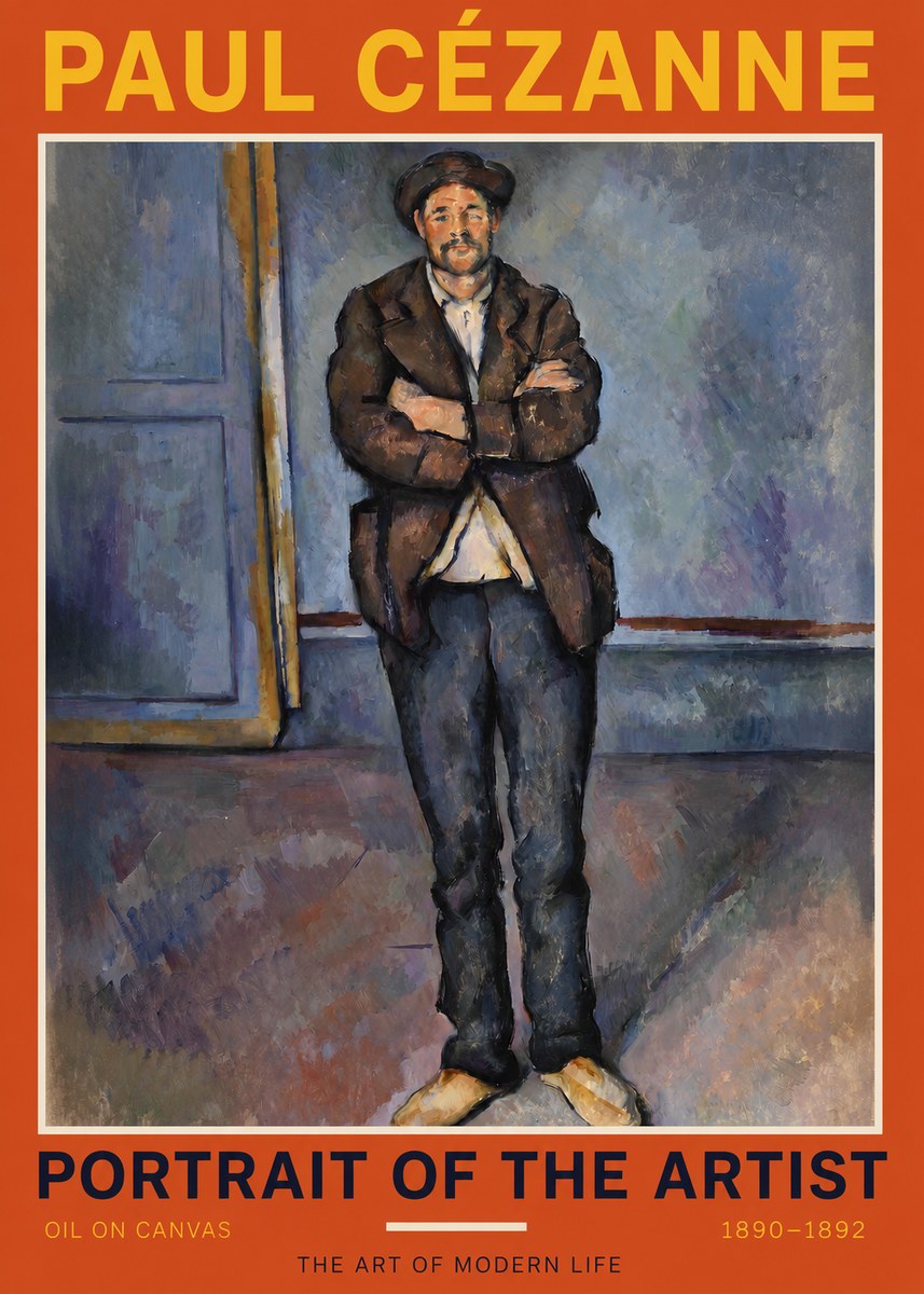 Paul Cézanne Portrait of the Artist II No2 - Póster