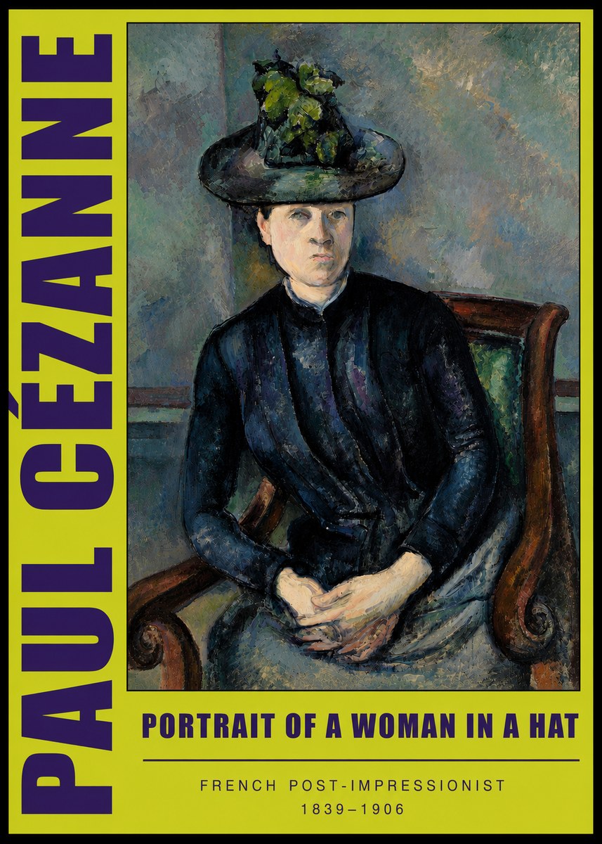 Paul Cézanne Portrait of a Woman II No5 - Póster